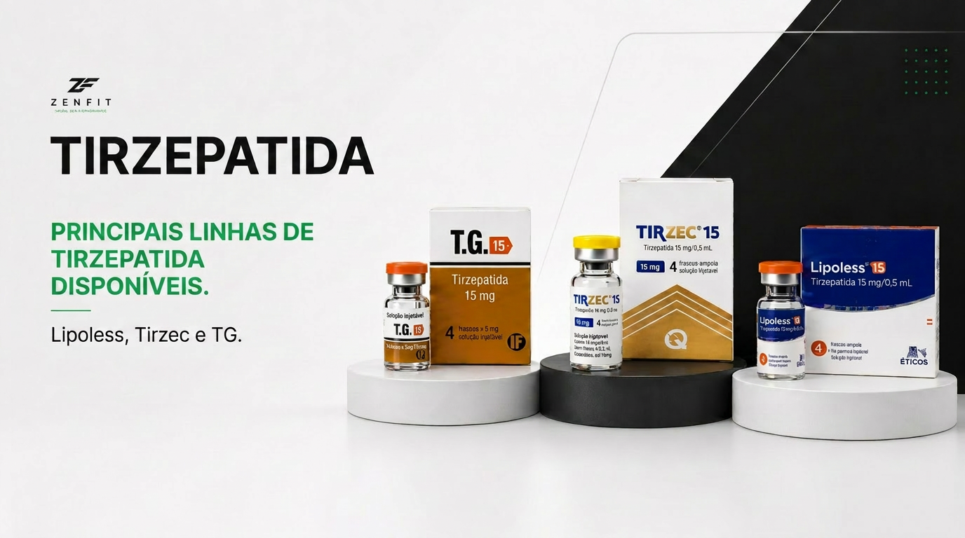 Linhas de Tirzepatida disponíveis