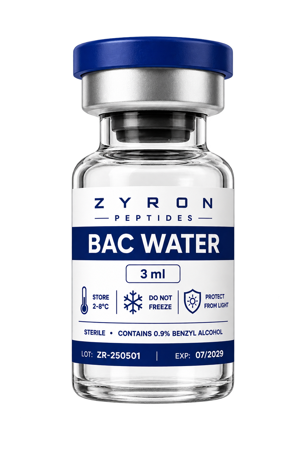 Água Bacteriostática 3mL